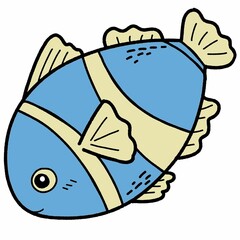 Ocean Animal Colorful Shark Fish