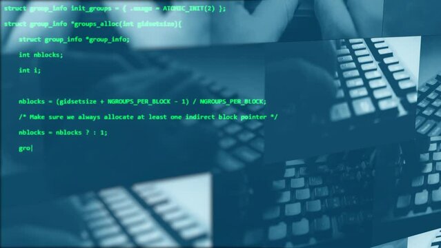Technical specialist working on digitalization. Information technology concept with visualization