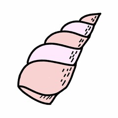 Ocean Sea Shells Graphic Art Clip Art