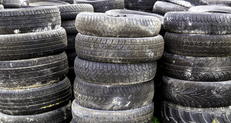 Tire wheel stack