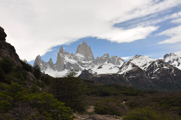 Fototapeta na wymiar Monte Fitz Roy, Patagonia, Argentina.
