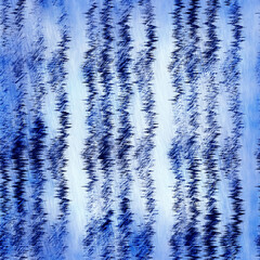  Indigo blue mottled grunge wash linen print pattern. Modern nantucket distressed fabric textile effect background in nautical maritime style. Masculine tie dye worn home deco fashion batik design