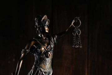 Lady Justice close-up