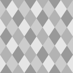 Diamonds. Rhombuses background. Lozenges wallpaper. Polygons backdrop. Mosaic motif. Tiles illustration. Geometrical pattern. Flooring image. Digital paper design, textile print. Seamless abstract.