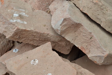 an old stone at an archeological site
