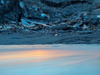 sunset over the sea