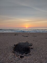 sunset at the beach