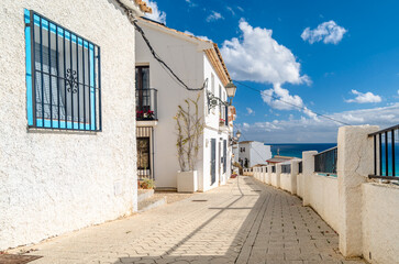Architecture in the beautiful village of Altea, Spain