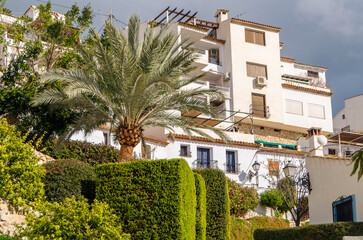 Architecture in the beautiful village of Altea, Spain