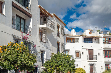 Fototapeta na wymiar Architecture in the beautiful village of Altea, Spain