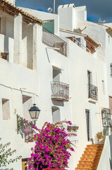 Architecture in the beautiful village of Altea, Spain