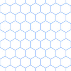 Abstract seamless hexagons pattern. Geometric honeycomb texture.