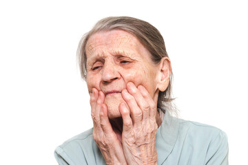 Elderly woman pain