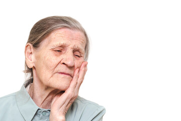 Elderly woman pain