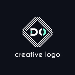 creative letter do for logo company design