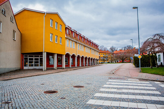 Central small town Solvesborg, Sweden