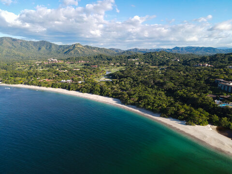 Aerial of Gated community in Playa Conchal, Costa Rica