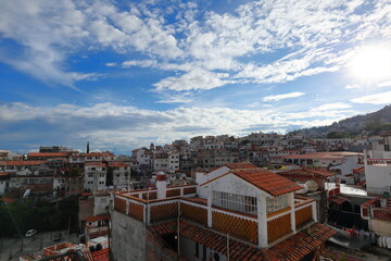 Lovely morning in Taxco city, Mexico
