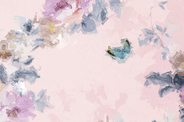 Elegant and beautiful flower illustration