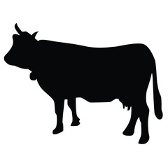 Cow Vector Silhouette