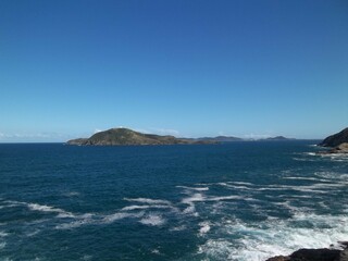 Naklejka premium Sea and sky