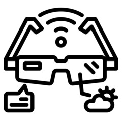 Obraz premium smart glasses