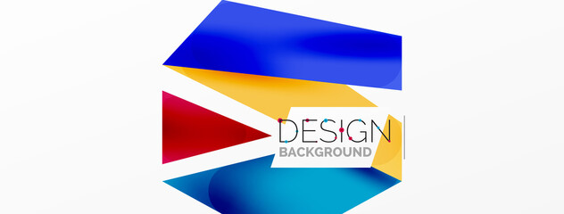 Background abstract overlapping shapes. Minimal composition vector illustration for wallpaper banner background or landing page