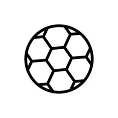Fototapeta premium Ball icon vector. sport , soccer, football. line icon style. simple design editable. Design simple illustration