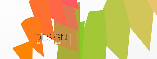 Background colorful shapes template. Wallpaper for concept of AI technology, blockchain, communication, 5G, science, business and technology