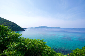【奄美大島】西古見から見た大島海峡