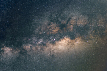 Obraz premium 天の川銀河の濃い部分