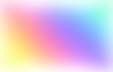 Airy colorful blur background rainbow effect. Yellow pink blue ombre.