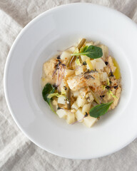 High angle view of food