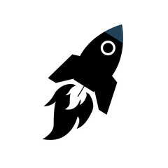 Rocket vector icon