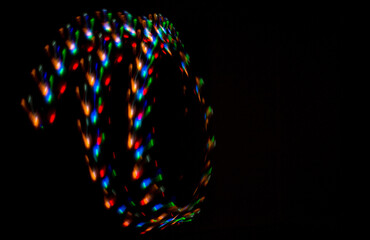 Color spiral in the dark