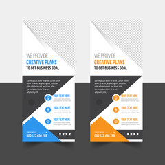 Corporate Roll Up Banner signage banner design template 