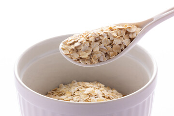 食物繊維豊富なオートミール