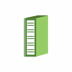 Binder simple. Office folder icon vector