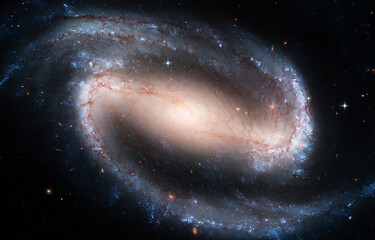 Barred Spiral Galaxy NGC 1300 in the constellation of Eridani. Elements of this picture furnished...