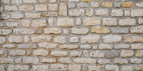 rock stones wall of brick horizontal stone outdoor facade background