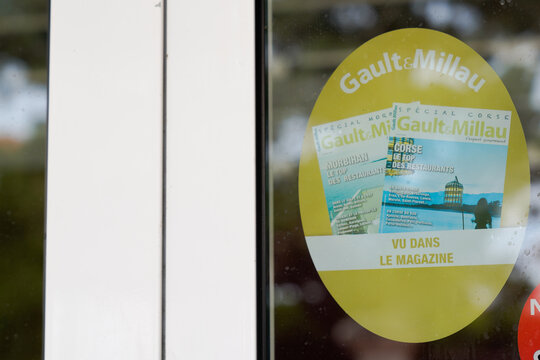 Gault & Millau Logo Brand And Sign Text Sticker Of Influential French Restaurant Guide Critics