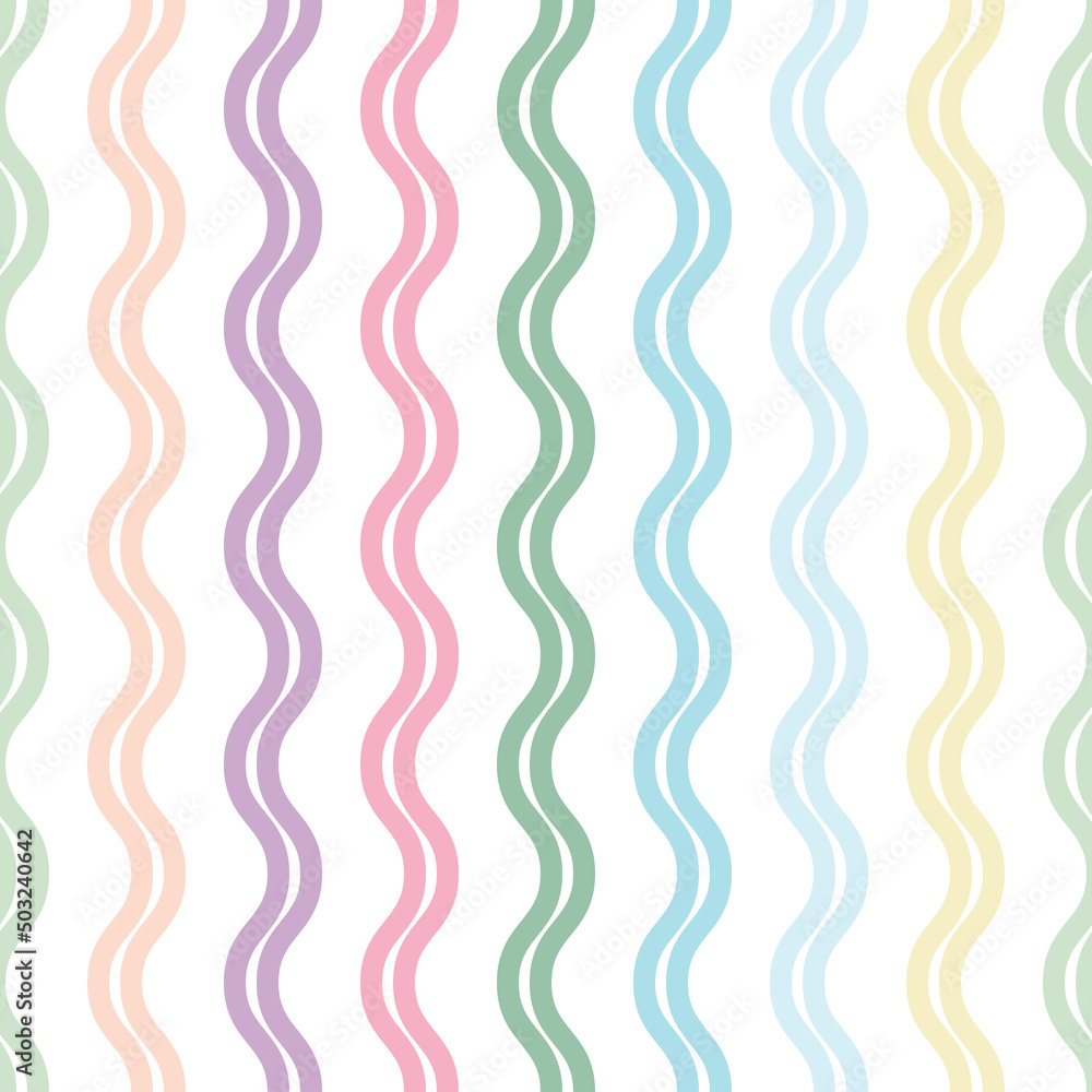 Poster colorful vertical stripe pattern, seamless repeat