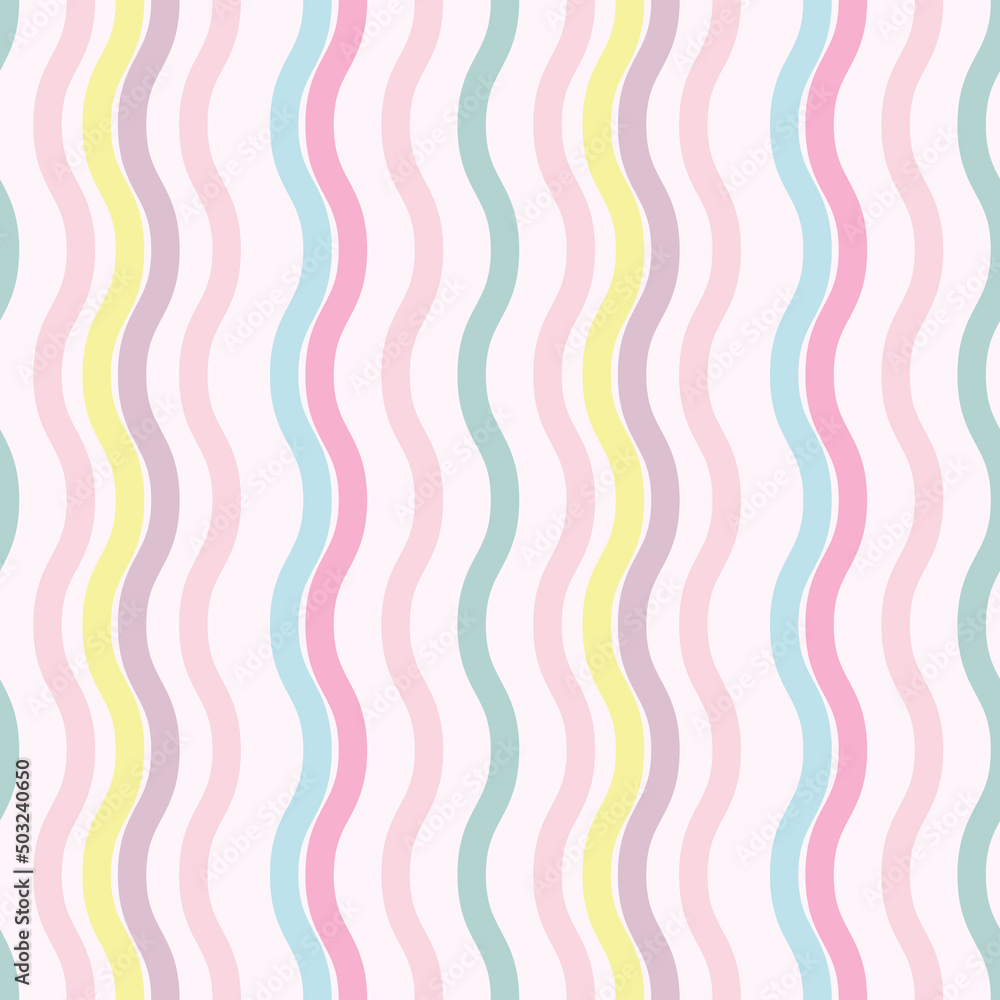 Poster colorful abstract pattern with horizontal lines