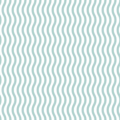 Aqua and white vertical wave pattern, seamless repeat