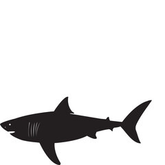 shark silhouette vector eps