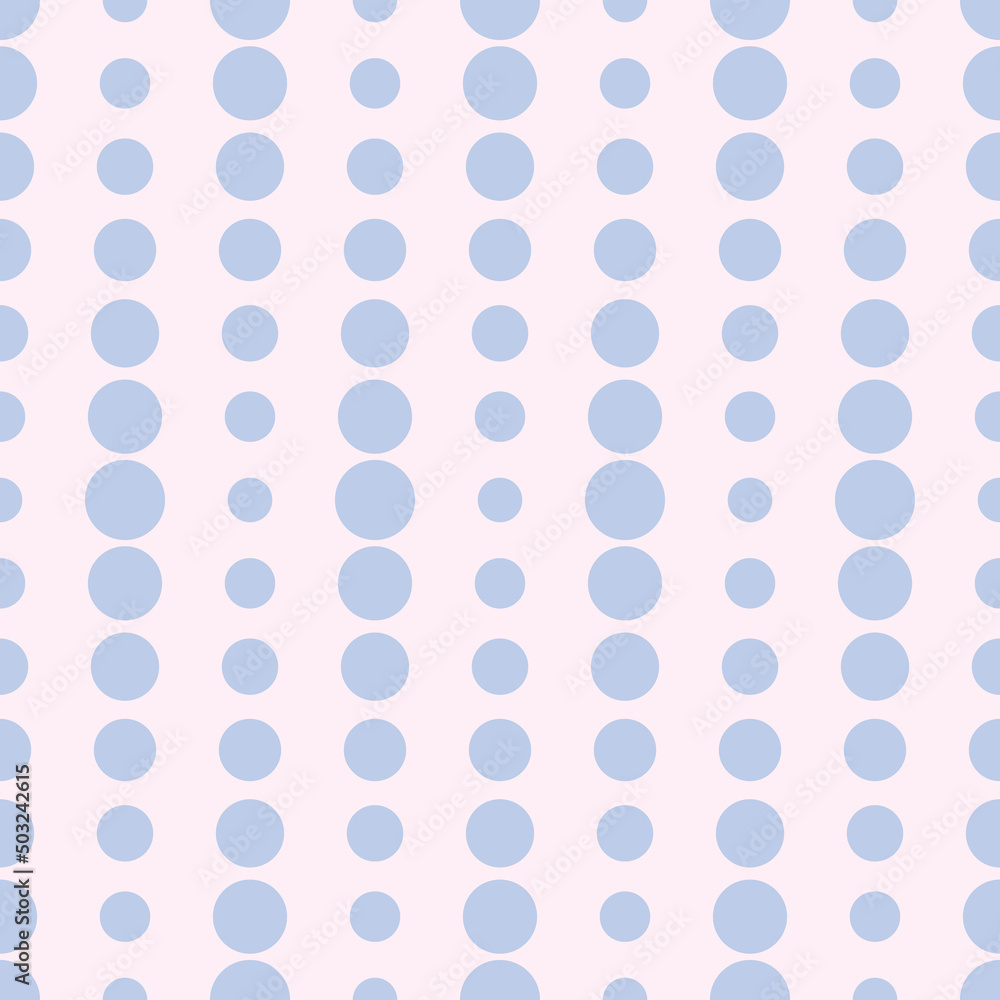 Poster cute geometric pastel pattern with dots, seamless vector repeat