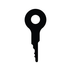 Key icon . Lock or unlock sign on white backround. Vector illustration