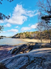 river in the mountains