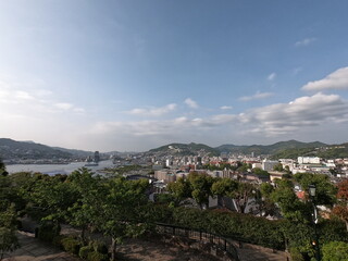 Fototapeta na wymiar 長崎の港の風景