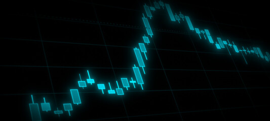 株式　市場　グラフ　チャート　ローソク足　FX　経済　投資　投機　デジタル